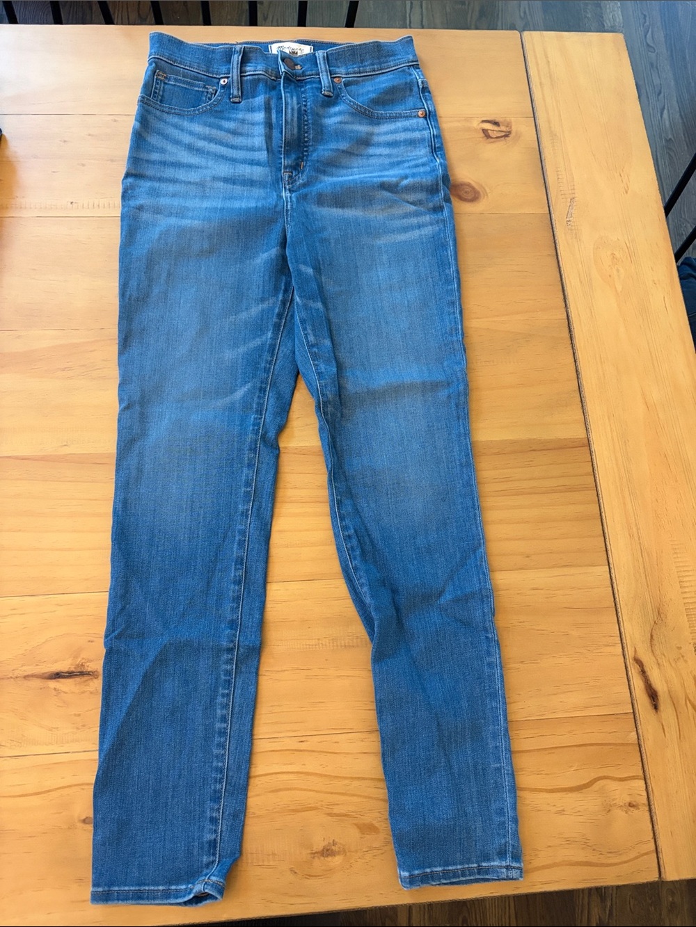 Madewell Skinny Jeans in Medium Blue Wash